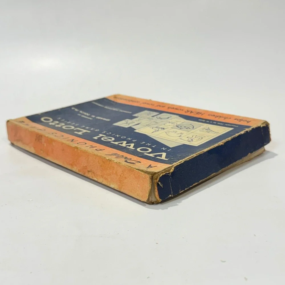 Vintage 1956 Dolch Phonics Game Vowel Lotto Edward W. Dolch Garrard Publishing